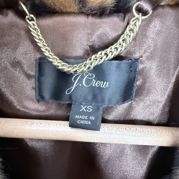 NWT J Crew JCrew Faux Fur Leopard Print Coat Spotted WQ2505 Jacket XS - Picture 4 of 12